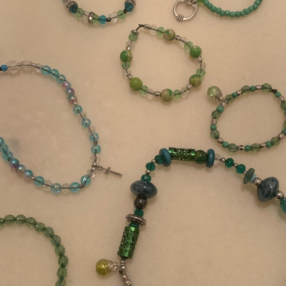 Bracelets ranging from 4” - 12”